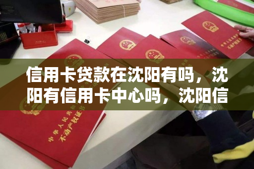 信用卡贷款在沈阳有吗，沈阳有信用卡中心吗，沈阳信用卡贷款及信用卡中心服务概览