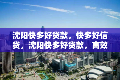 沈阳快多好贷款，快多好信贷，沈阳快多好贷款，高效信贷服务体验