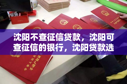 沈阳不查征信贷款，沈阳可查征信的银行，沈阳贷款选择，不查征信贷款与可查征信银行对比