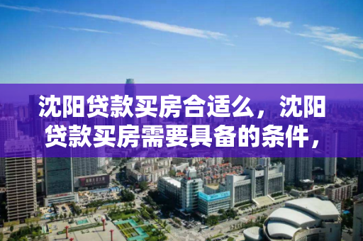 沈阳贷款买房合适么，沈阳贷款买房需要具备的条件，沈阳贷款购房指南，适宜性与必备条件分析