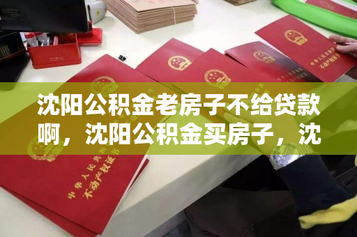 沈阳公积金老房子不给贷款啊，沈阳公积金买房子，沈阳公积金政策，老房子贷款限制与购房指导