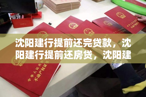 沈阳建行提前还完贷款，沈阳建行提前还房贷，沈阳建行提前还贷全攻略，房贷提前还款流程与注意事项