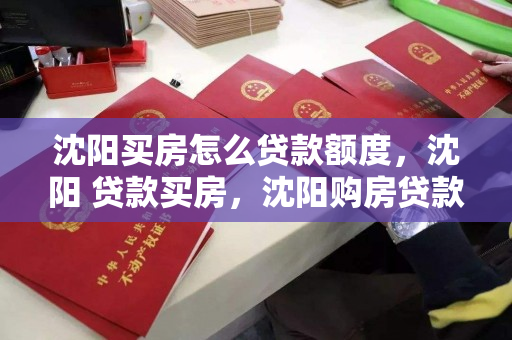 沈阳买房怎么贷款额度，沈阳 贷款买房，沈阳购房贷款额度解析