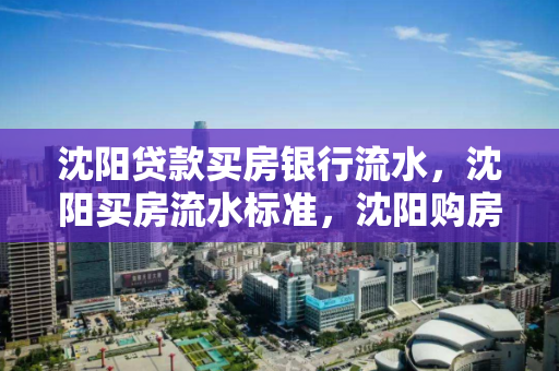 沈阳贷款买房银行流水，沈阳买房流水标准，沈阳购房贷款所需银行流水标准指南