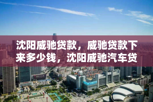 沈阳威驰贷款，威驰贷款下来多少钱，沈阳威驰汽车贷款及预估金额解析