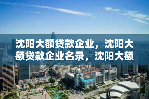 沈阳大额贷款企业,沈阳大额贷款企业名录,沈阳大额贷款企业名录大全 沈阳大额贷款企业,沈阳大额贷款企业名录,沈阳大额贷款企业名录大全