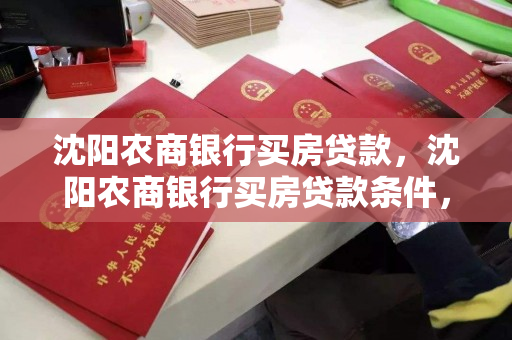 沈阳农商银行买房贷款，沈阳农商银行买房贷款条件，沈阳农商银行购房贷款指南及申请条件