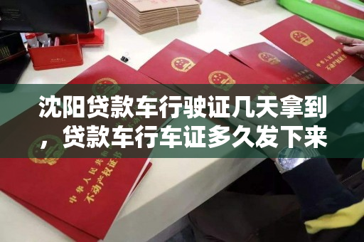 沈阳贷款车行驶证几天拿到，贷款车行车证多久发下来，沈阳贷款购车行驶证办理时间解析